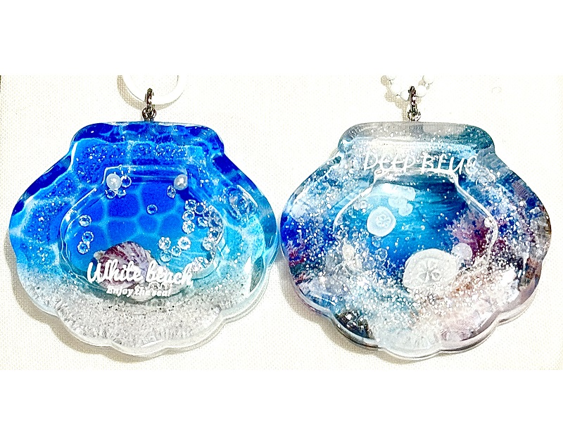 レジンシェルのシャカシャカチャーム